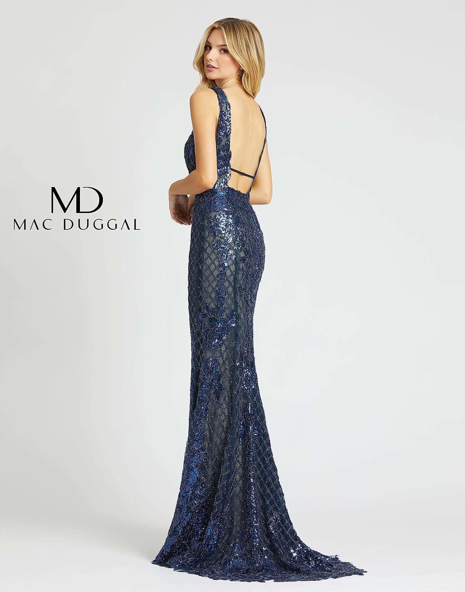 Mac Duggal 26258 Long Formal Evening Prom Dress | The Dress Outlet