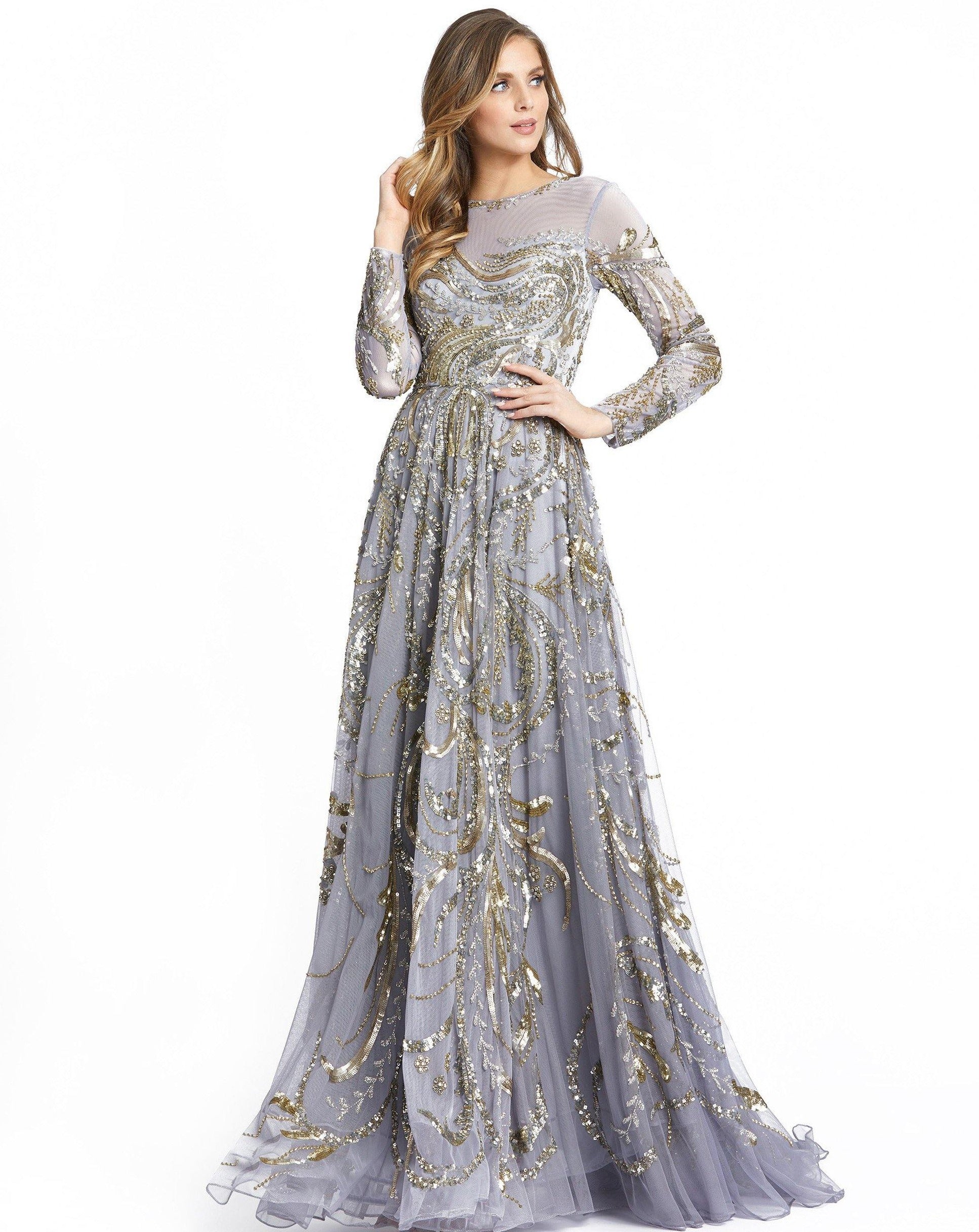 Mac Duggal Long Mother of the Bride Dress 5217 | The Dress Outlet