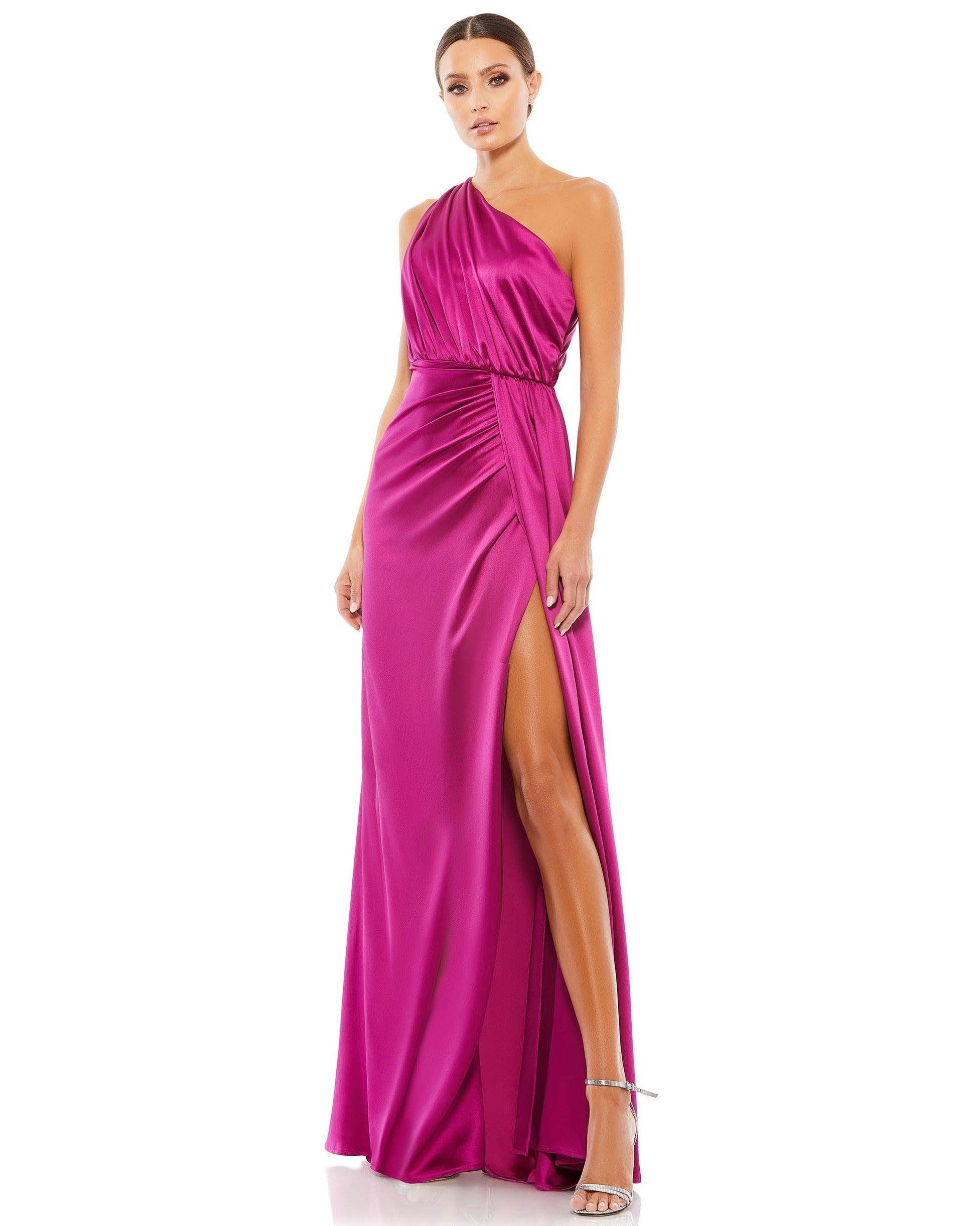 Mac Duggal 26654 Prom Long One Shoulder Formal Gown | The Dress Outlet