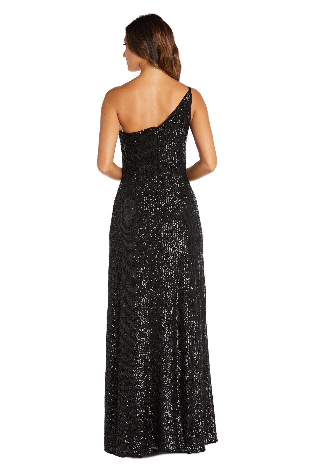 Nightway Long One Shoulder Formal Dress 22121 | The Dress Outlet