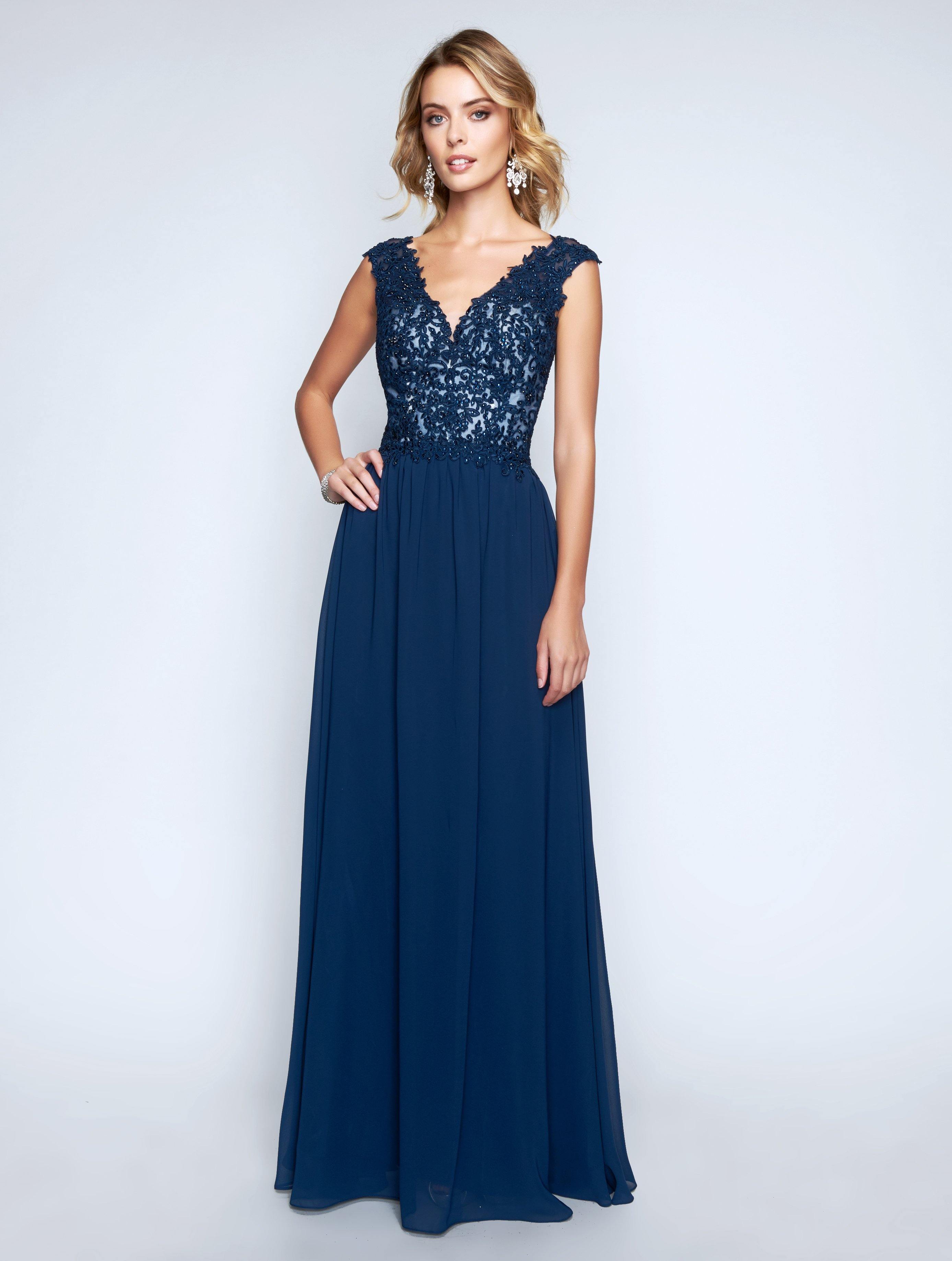 Nina Canacci Long Formal Evening Dress 1449 | The Dress Outlet