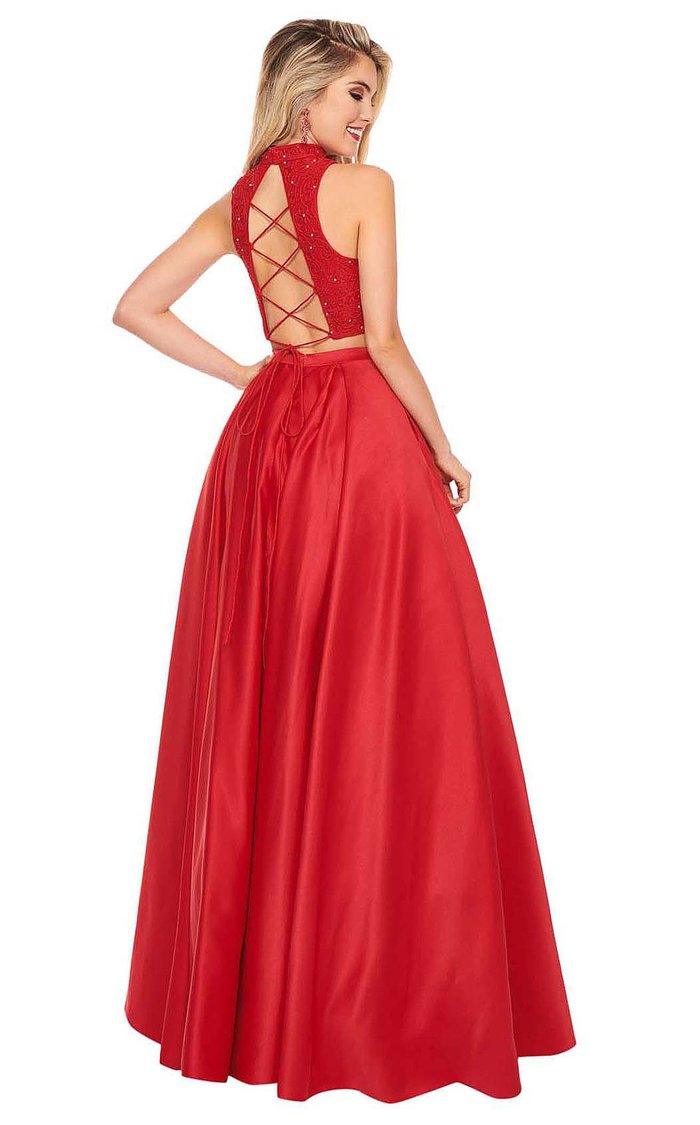 Long Floral Two Piece Bell Sleeve Prom Dress Evening Gown for $94.99 – The  Dress Outlet