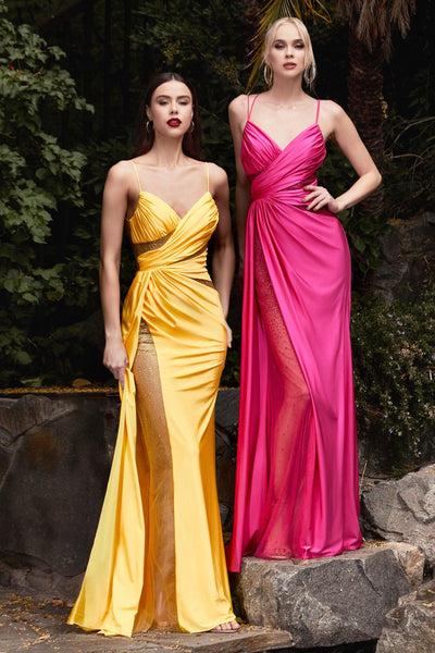 Cinderella Divine S410 Sexy Spaghetti Strap Long Prom Dress | The Dress ...