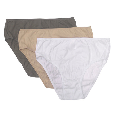 Formas Intimas 601691 Classic Comfort Knickers 3-Pack, White/Cream ...