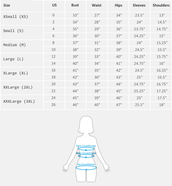 Women's size chart