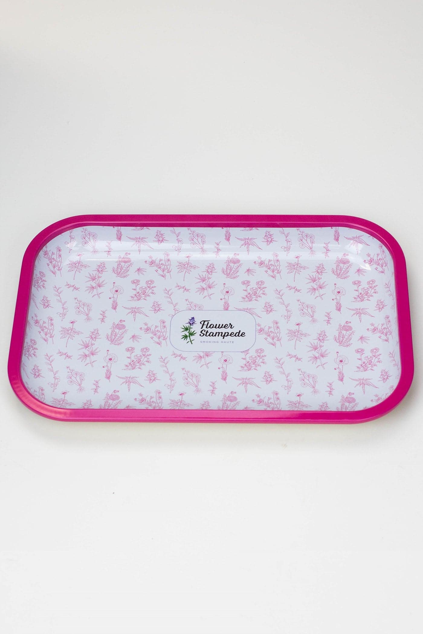 Flower Stampede Signature Floral Pattern Rolling Tray – Mile High Glass ...