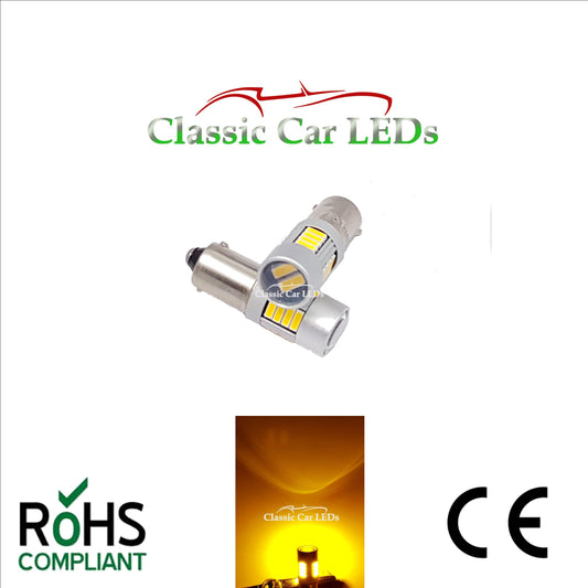 BA15S Ampoule LED P21W Rouge Veilleuses Canbus 45 SMD - Xenon Discount