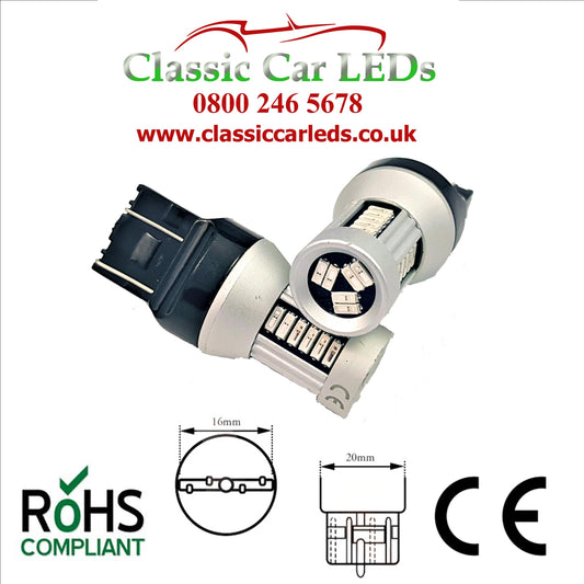 Strong Canbus DRL Daylight Running Light White LED 1156 P21W 382 – Classic  Car LEDs Ltd