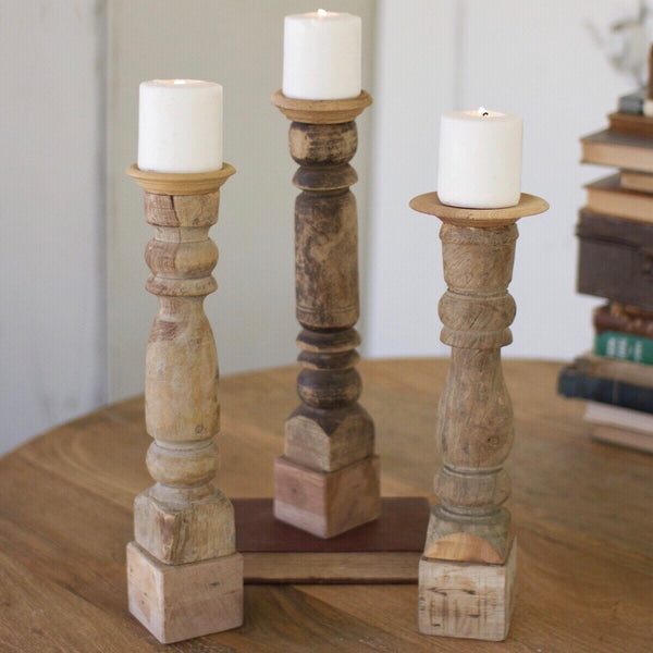 Antique Turned Banister Candle Stands – Shady Oaks Farm