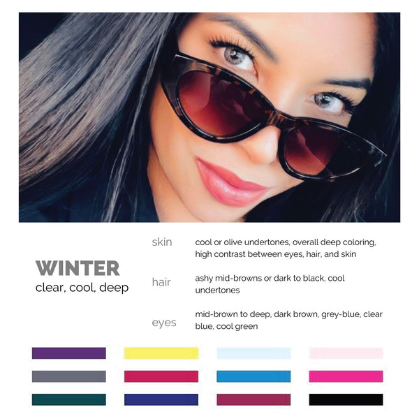 Velvet Eyewear and Winter Color options