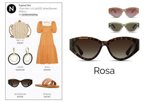 Velvet Eyewear style Rosa and what to wear with Nordstrom