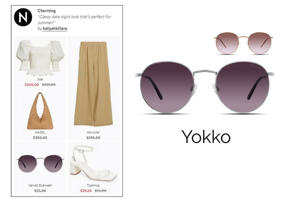 Velvet Eyewear style Yokko and what to wear with Nordstrom