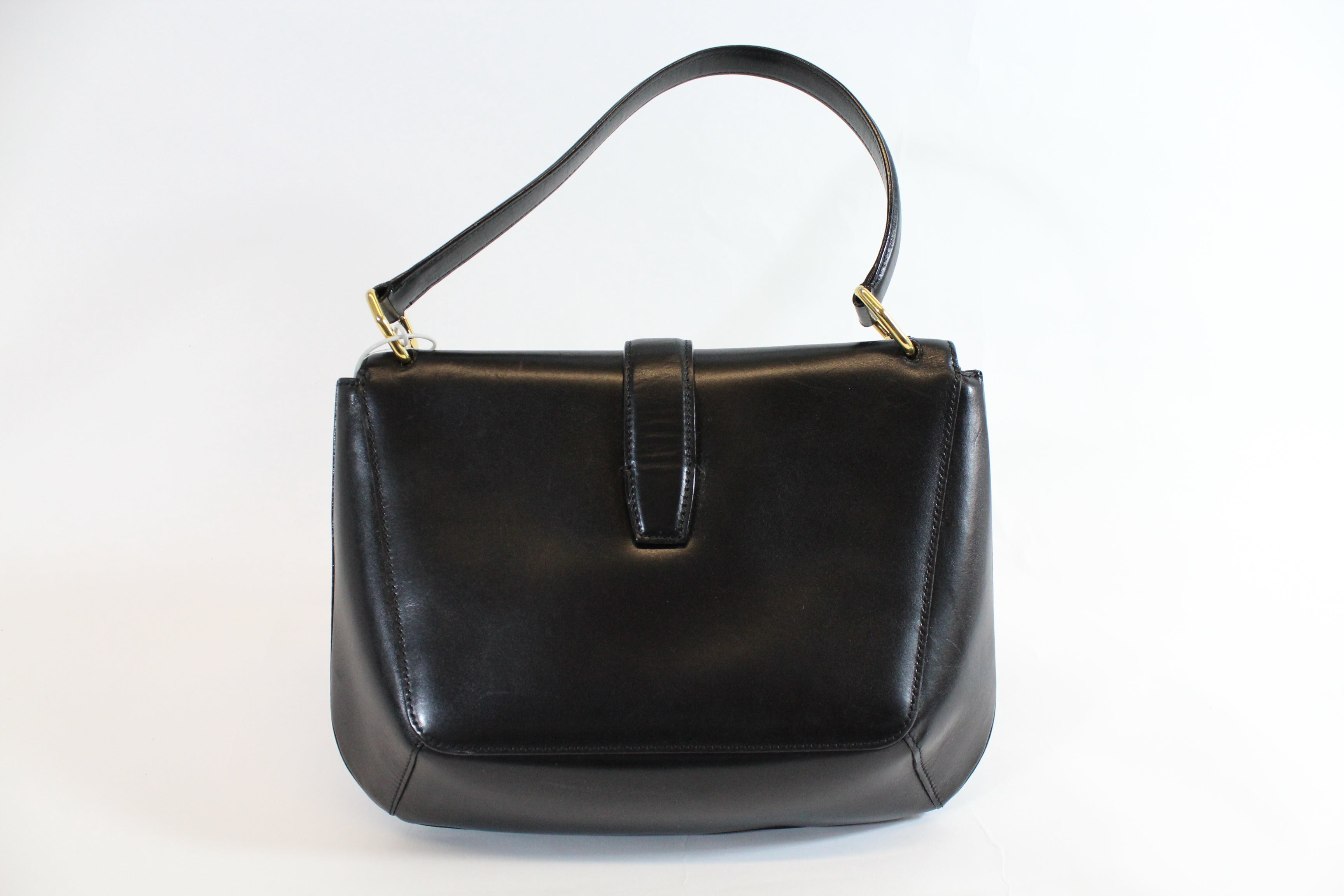 TOM FORD Black Leather Tara T Clasp Single Strap Bag – Encore Resale.com