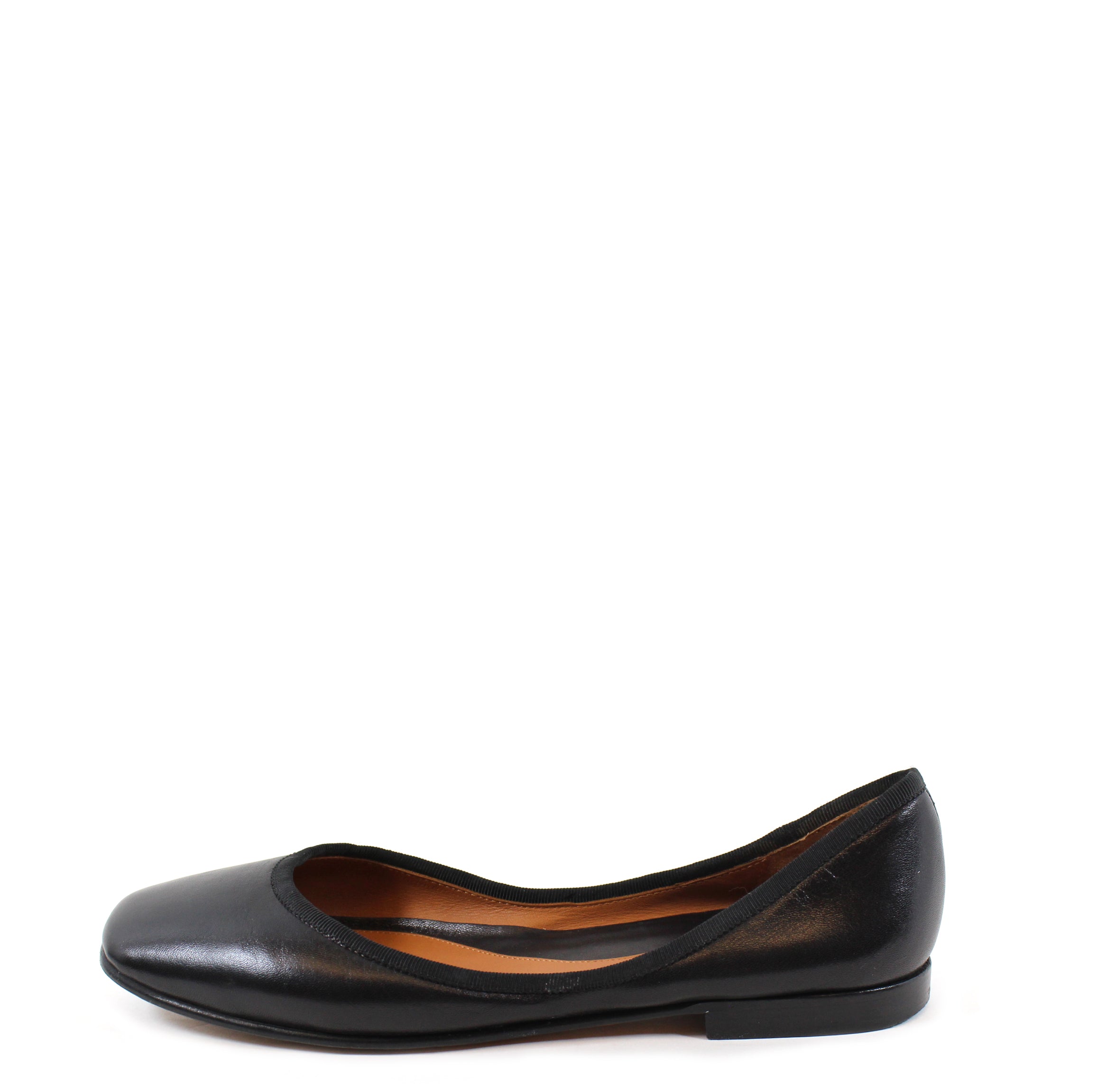 Céline Black Leather Flats (Size 36 