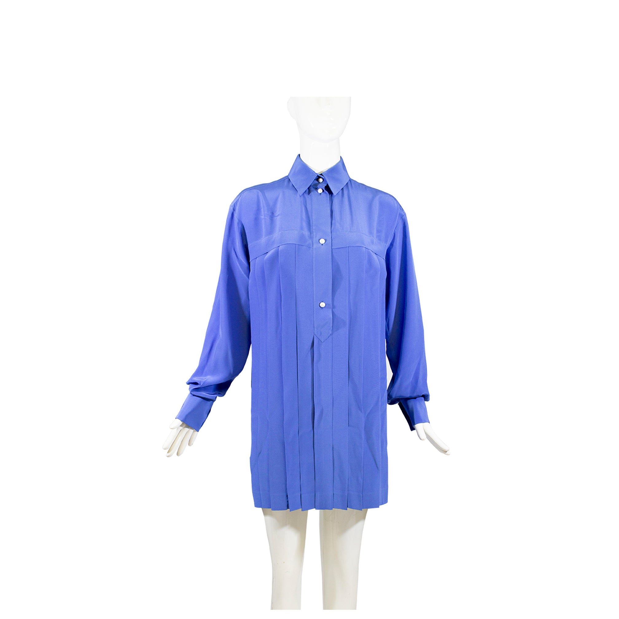 pleated tunic dress