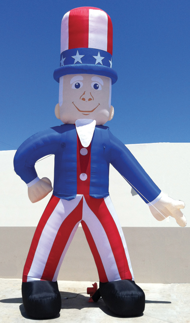 UNCLE SAM INFLATABLE KIT - 25' TALL - Sisupplies.com