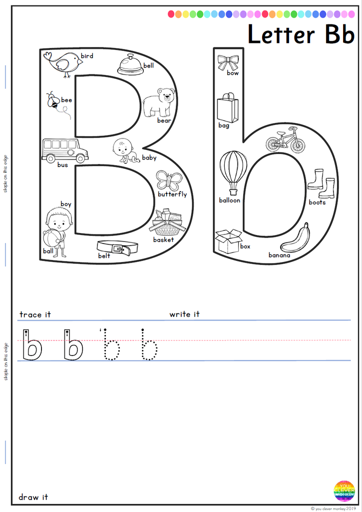 alphabet beginning sounds worksheets you clever monkey