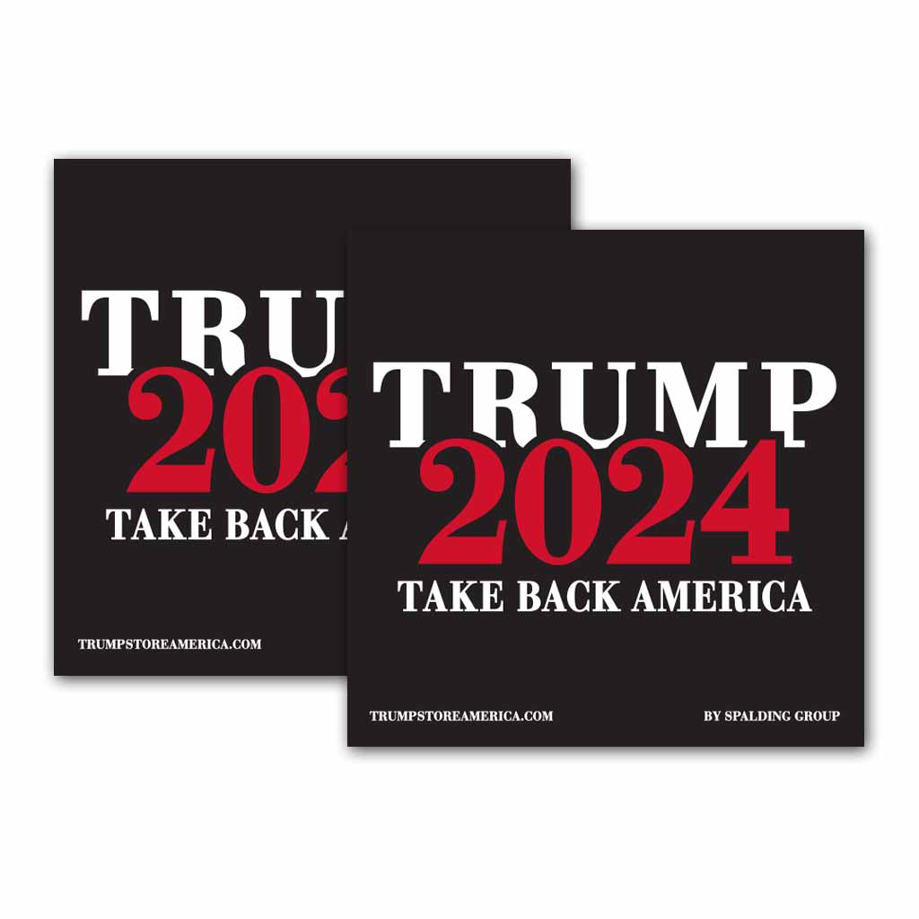 Trump Bumper Sticker "Trump 2024" 4 Color Pack TrumpStoreAmerica