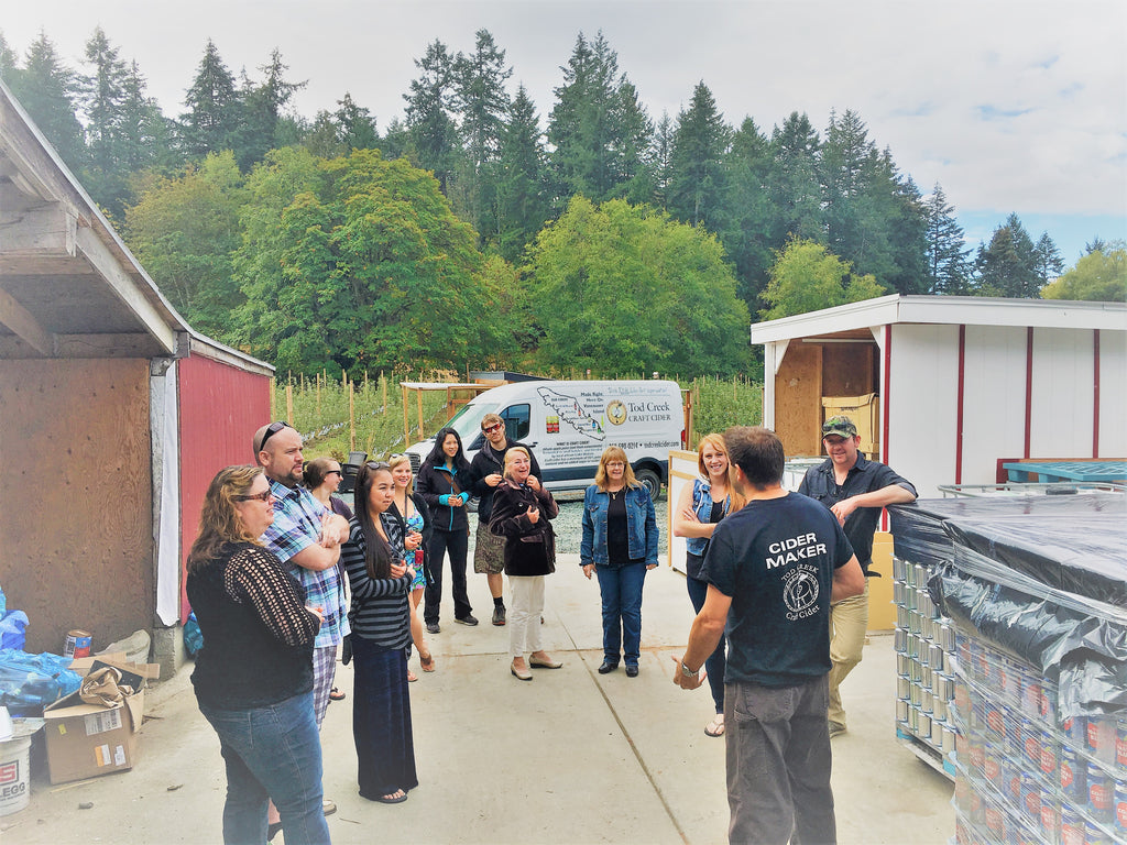 Tod Creek BC Craft Cider Tour