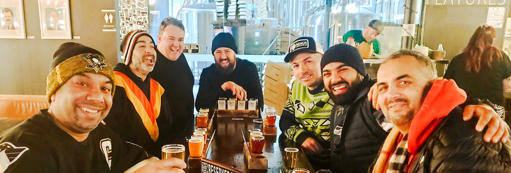 Guys on a Beer and Wine Tour in Niagara