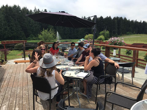 Enrico Patio Lunch with Canadian Craft Tours