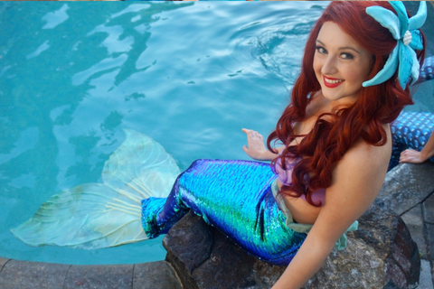 Ariel mermaid princess pool party