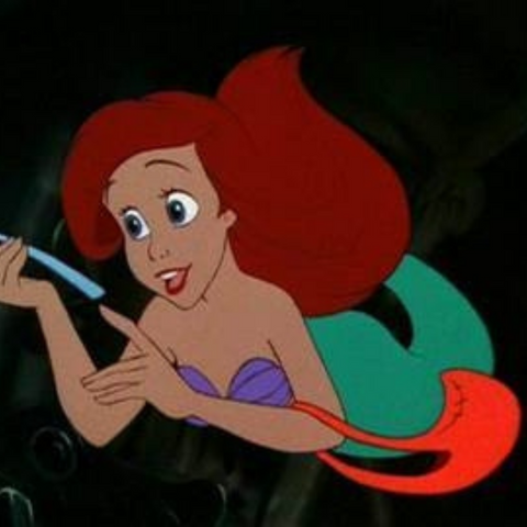 Ariel little mermaid purse