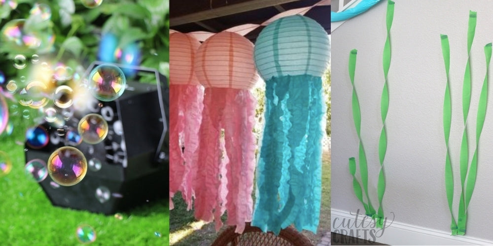 Mermaid bachelorette decor 