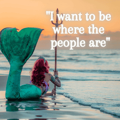 I want to be where the people are