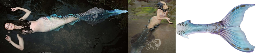 Creature fin silicone mermaid tail