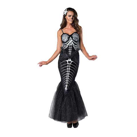 Women’s Skeleton Mermaid Costume 