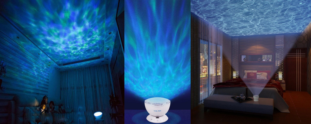 water projector ceiling ocean waves decoration lights