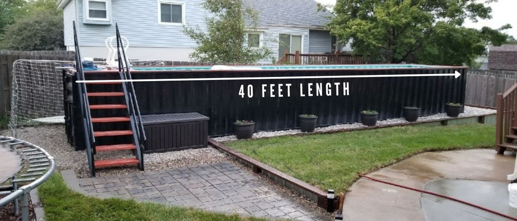 40 feet shipping container pool
