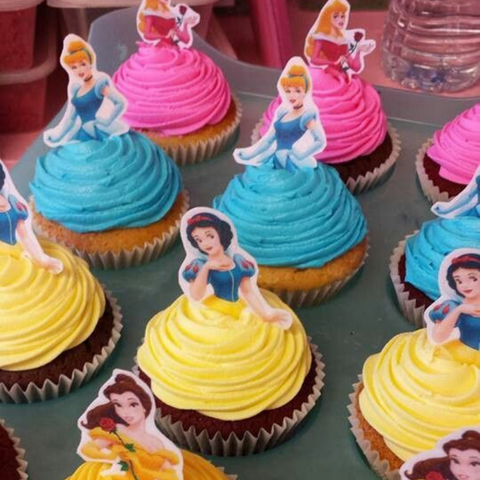 Princess cupcakes