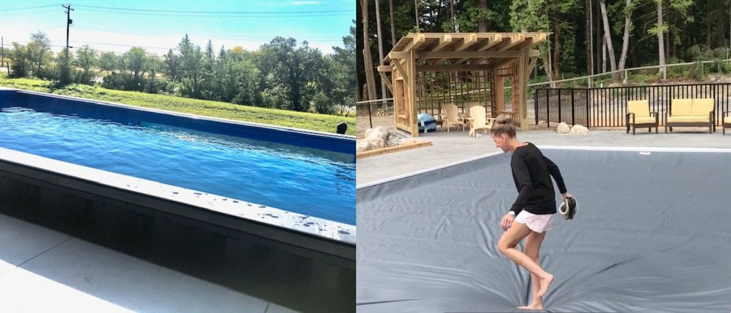 couverture de sécurité piscine pour enfants