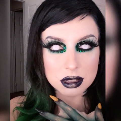 Scary siren makeup