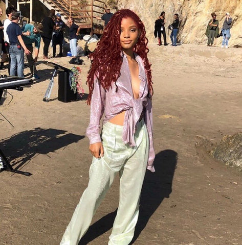 Halle Bailey red hair Ariel little mermaid movie 