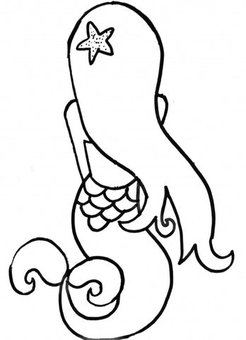 Easy Step by Step Mermaid Drawing Tutorial - Brighter Craft