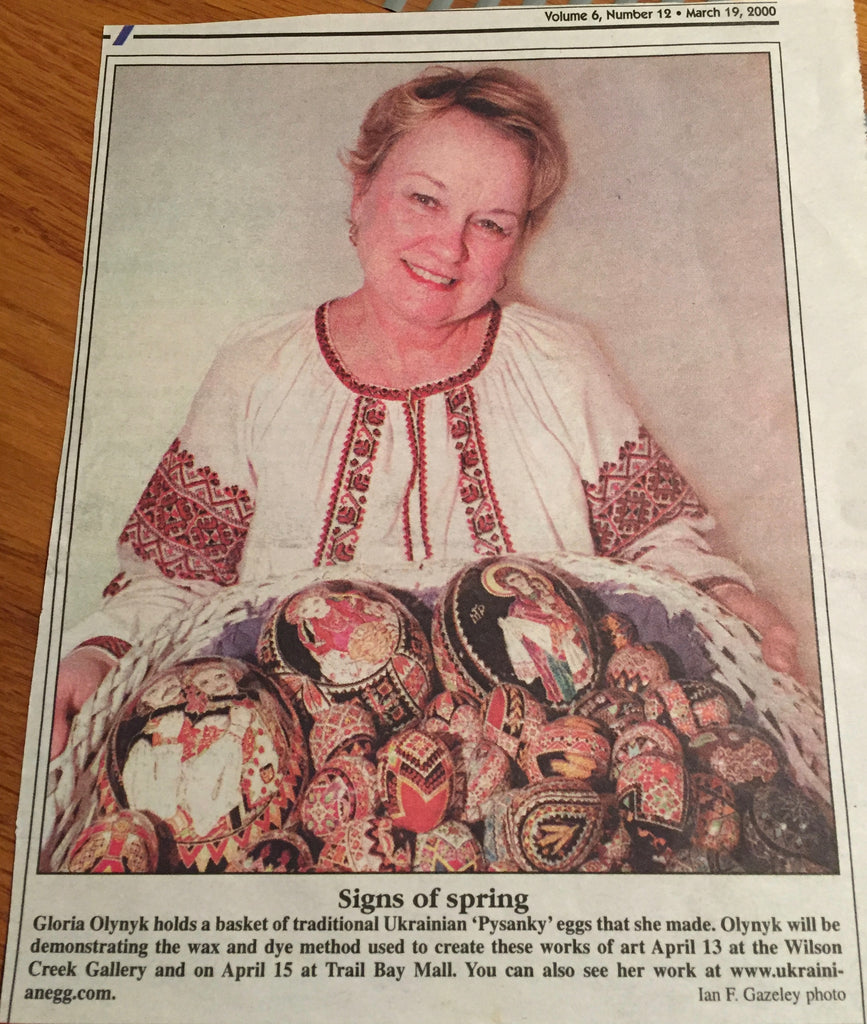 ic: Gloria Olynyk pysanky article