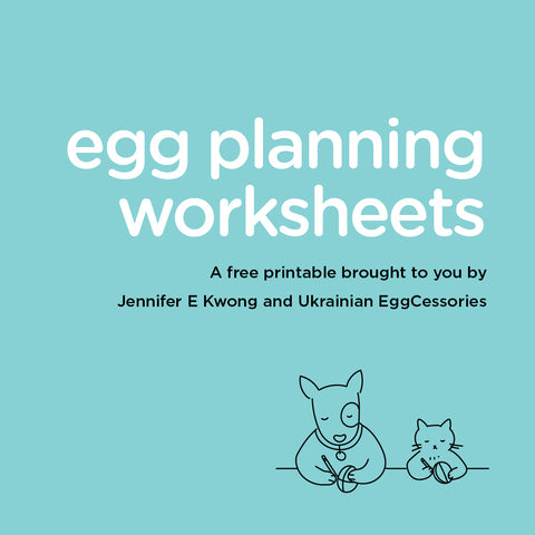 egg planning worksheets