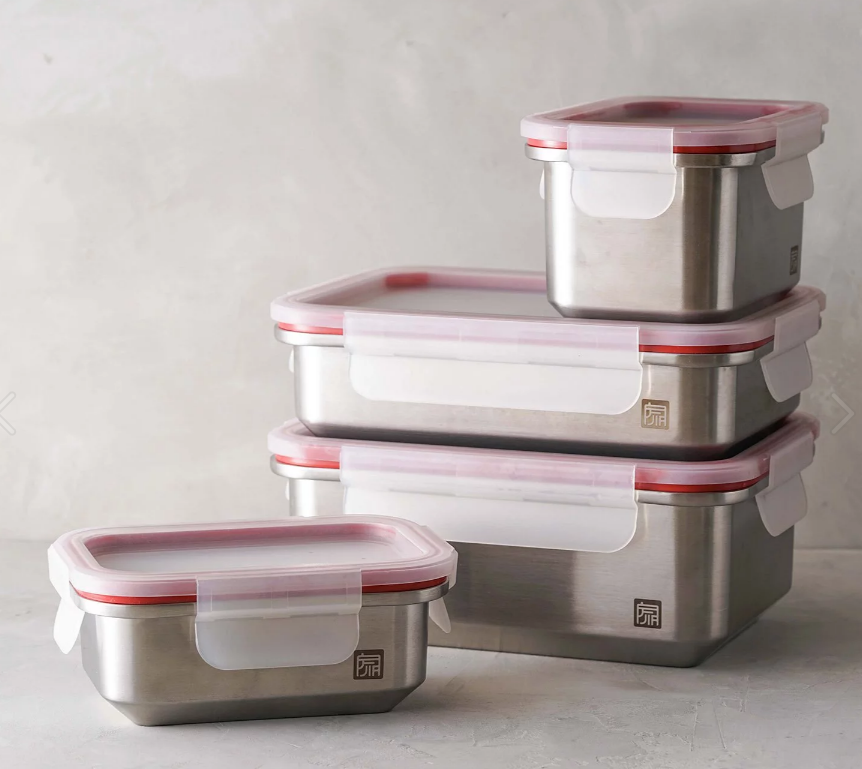 Enamel on Stainless Steel Microwave Safe Bento box — JIA 品家 (EN)