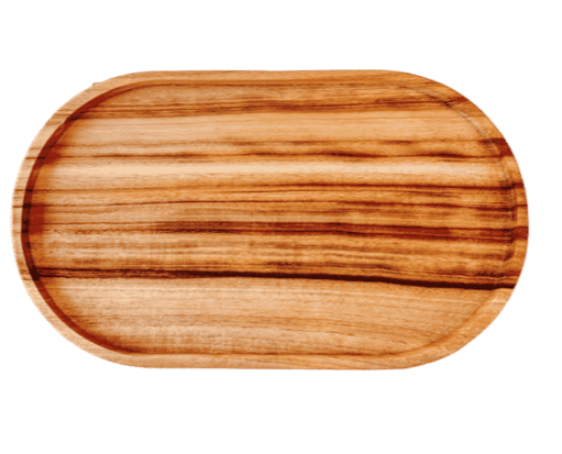 Fab Slabs Natural Wood Camphor Laurel Large Premium Anti-Bacterial Cutting Board