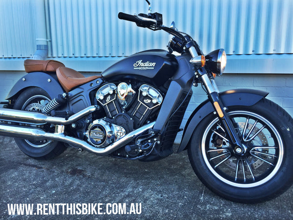 Rent This Bike motorbike rental brisbane australia indian scout 2016 motorbike motorcycle cruiser hire