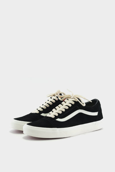 vans old skool herringbone lace black