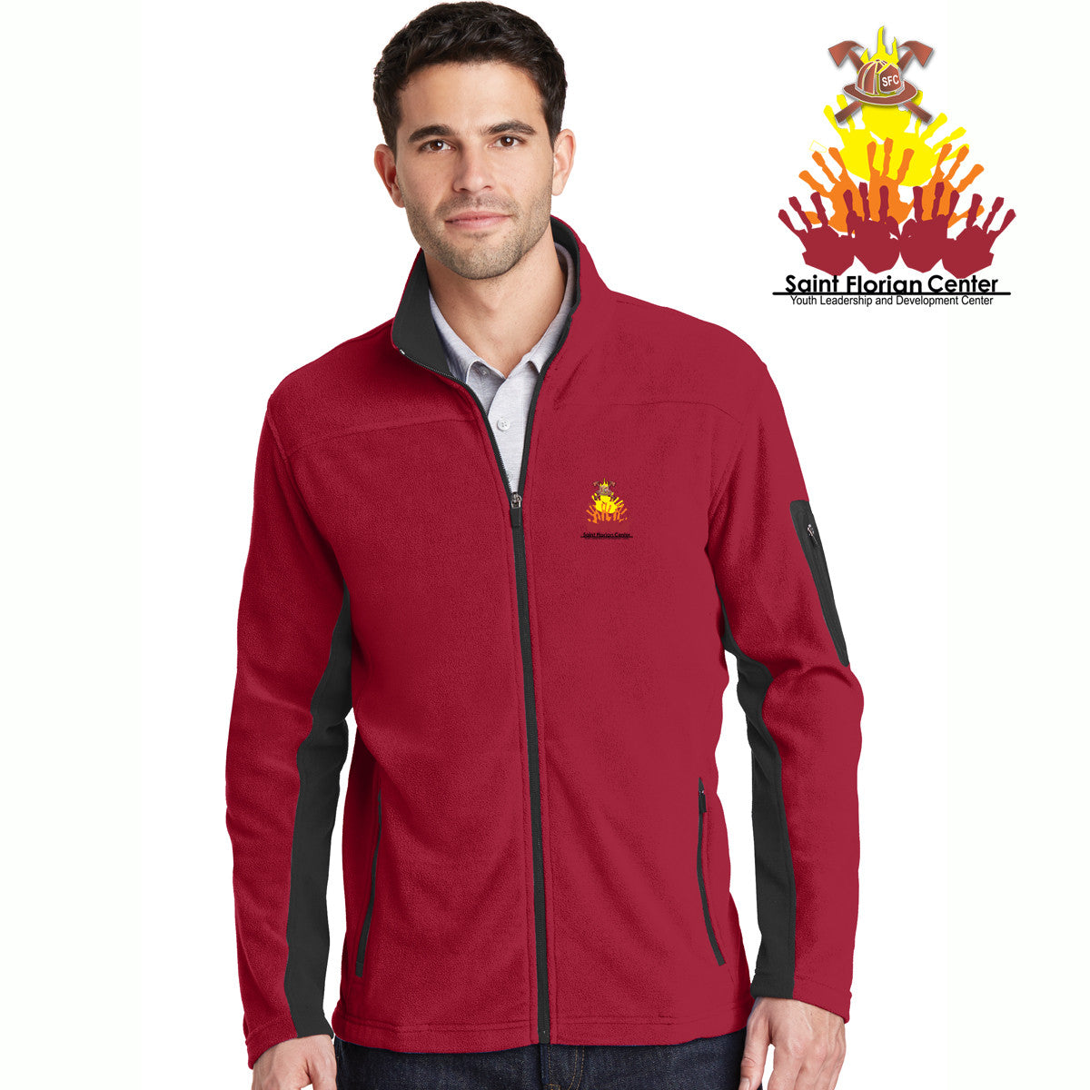 Saint Florian - F233 Port Authority® Summit Fleece Full-Zip Jacket