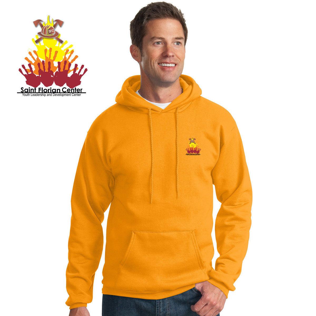 port and company core fleece hoodie