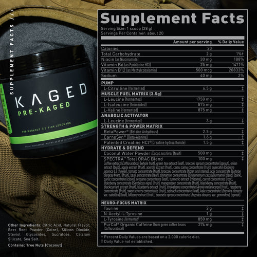 Kaged Muscle® Naturals Multivitamin Outlive Organic Superfoods Greens Apple  Cinnamon Supplements, 18 oz - Fry's Food Stores