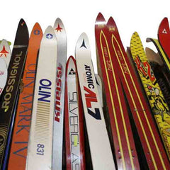 vintage skis ski stuff home decor