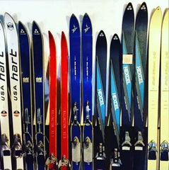 vintage skis home decor ski stuff