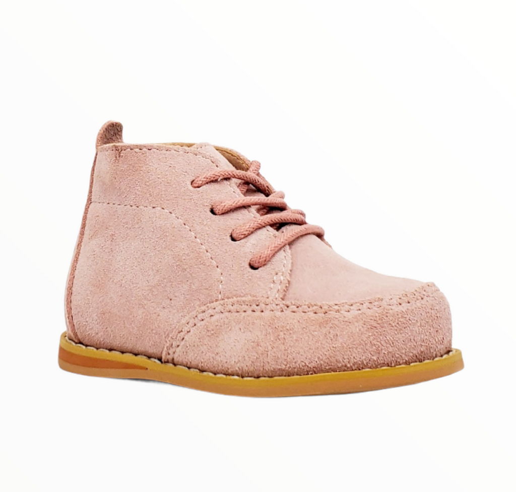 Vintage Suede Wallaby - Blush Pink – Tippy Tot Shoes